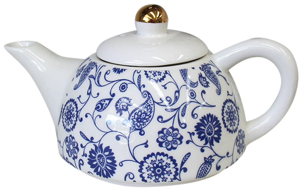 Teapot Indian Blue
