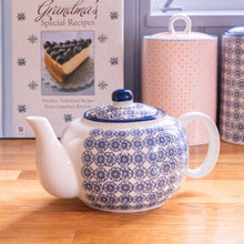 Load image into Gallery viewer, Teapot Blue Floral
