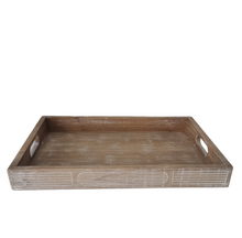 Load image into Gallery viewer, Wooden Tray Carved - Small
