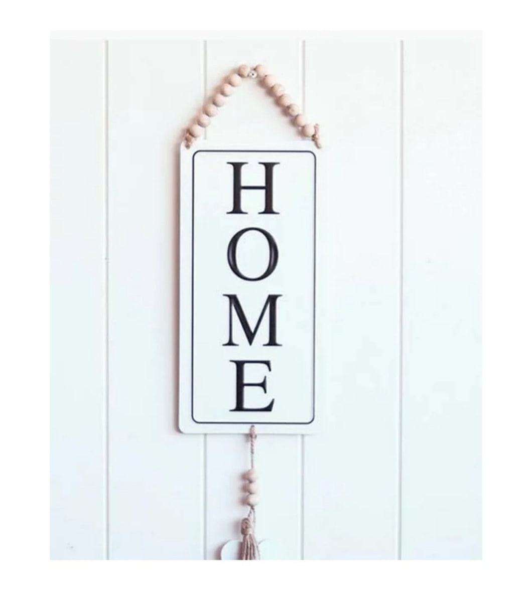 Home- Quote Sign Tin