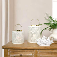 Load image into Gallery viewer, Lantern Candle Holder Small - Gardenia Cream
