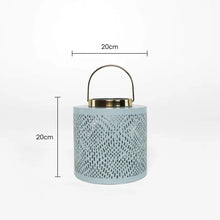 Load image into Gallery viewer, Lantern Candle Holder Small - Sky Blue
