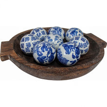 Load image into Gallery viewer, Ceramic Hibiscus Balls Set/3
